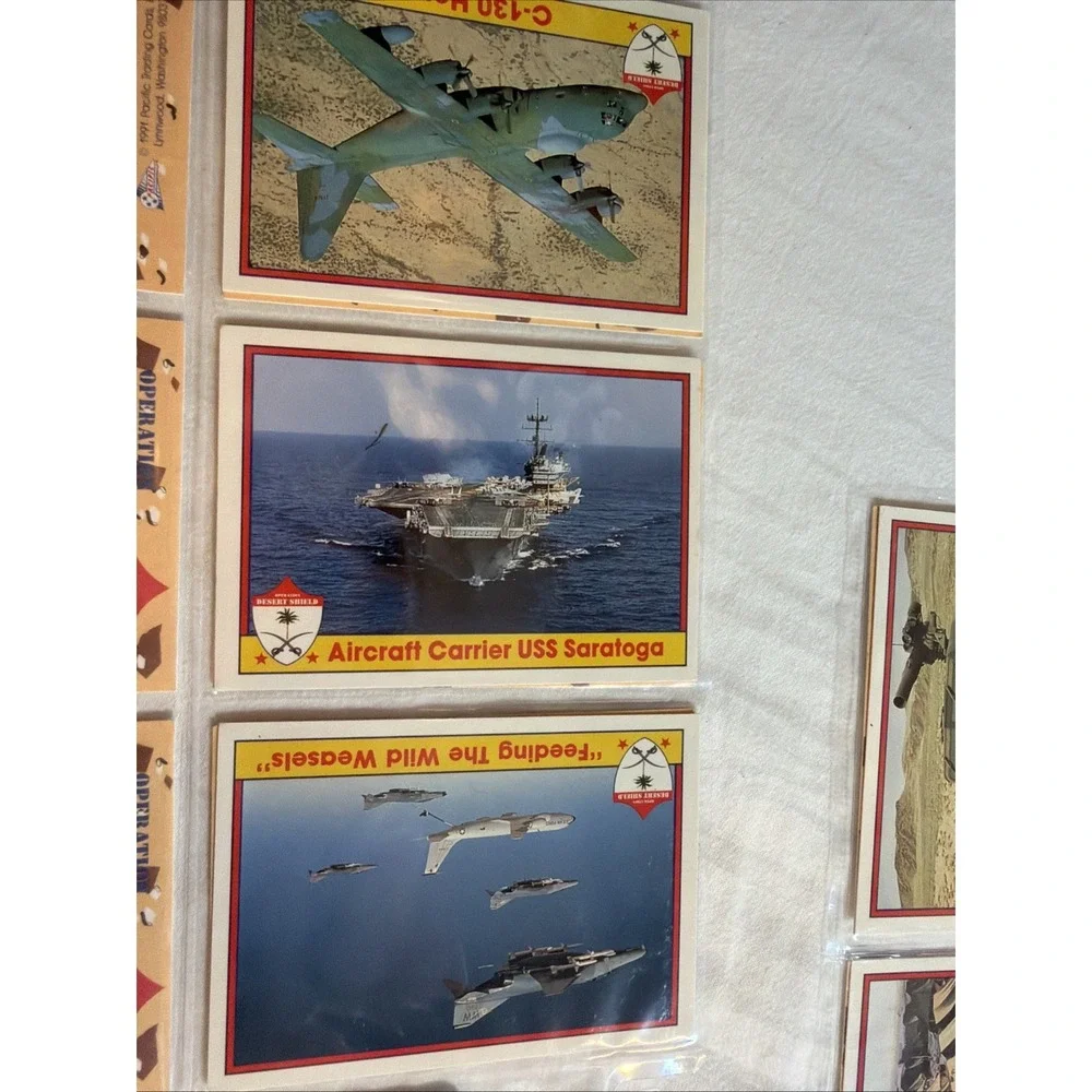 Lot Of 31 Desert Shield Trading Cards